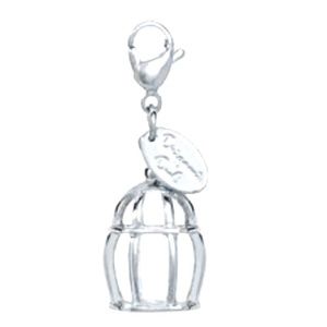 Origami Owl Birdcage Charm In Silver